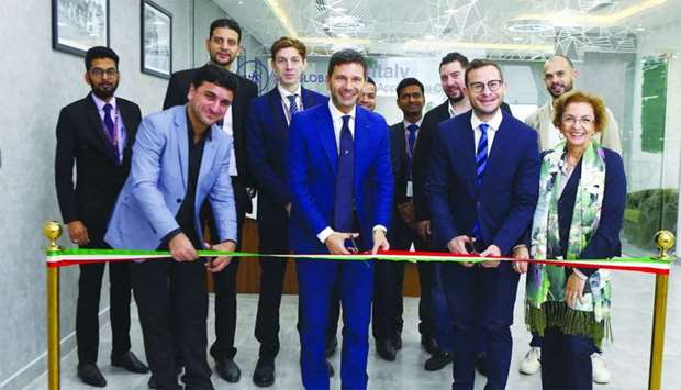 Italian ambassador Pasquale Salzano officially opened the new Italy Visa Application Centre at The Gate Mall on Tuesday. PICTURES: Ram Chand