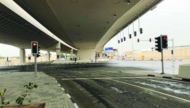 New interchange at the intersection of Al Rasheeda Street and Sabah Al Ahmad Corridor