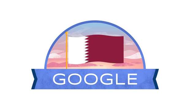 Google doodle for Qatar National Day 2019