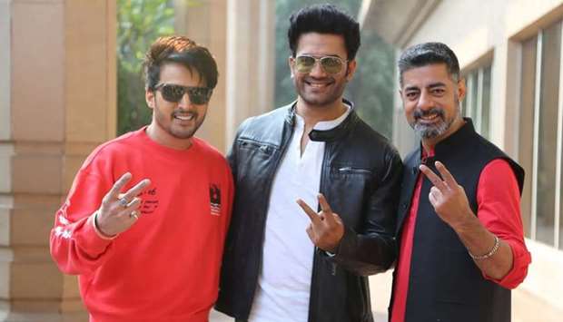 PROMOTIONS: Actors Jimmy Shergill, left, Sharad Kelkar, centre, and Sushant Singh during the promotion of the upcoming ZEE5 web-series.