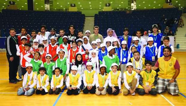 Some of the participants at Al Bawasil Camp