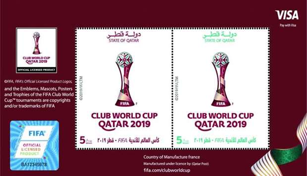 The two stamps are valued at QR5 each while special envelopes are also available for QR12