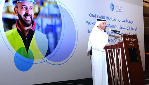 In the opening speech of the workshop, Dr Saleh Ali al-Marri, Assistant Minister of Public Health for Health Affairs, stressed the importance of laying out plans for the delivery of healthcare services which address the specific needs of craftsmen and manual workers