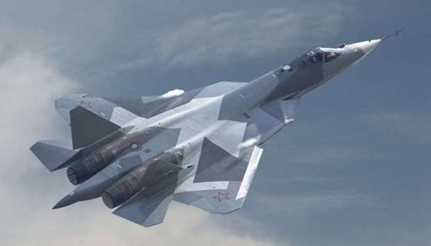 The Su-57 made its first appearance at Russia's annual Red Square parade in May last year