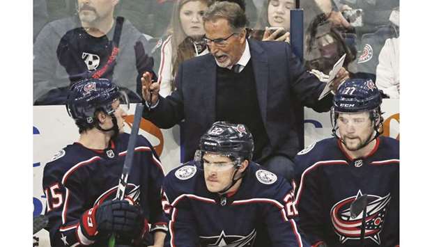 Columbus Blue Jackets head coach John Tortorella can add injuries to the list of ominous circumstances that his team is currently staring down. (Columbus Dispatch/TNS)