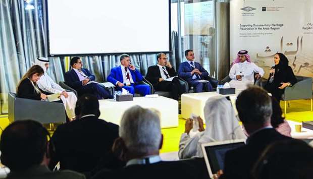 A discussion at the conference.