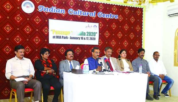 ICC officials announcing details of the festival Saturday. PICTURE: Jayan Orma.