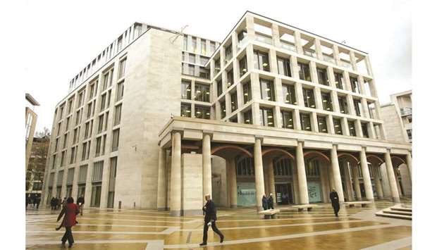 The London Stock Exchange building in Paternoster Square. The FTSE All-Share Index is up 15% this year, trailing the 24% jump in the regional Stoxx Europe 600 gauge.
