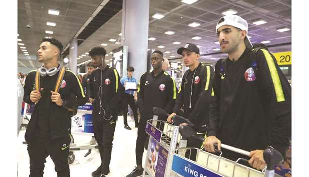Qatar team arrive for AFC U23 Championship in Thailand