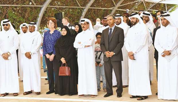 A number of dignitaries attended the event.