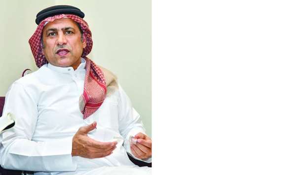 HSBC Qatar chief executive officer Abdul Hakeem Mostafawi in an interview with Gulf Times. Picture: Noushad Thekkayil