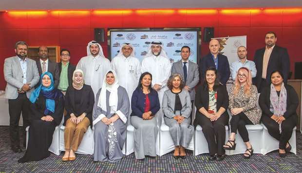 #QCDC, QU officials at the signing ceremony.