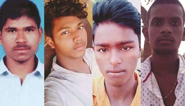 The four accused: Mohamed Arif, Chintakunta Chennakeshavulu, Jollu Shiva, Naveen