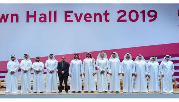 Qatargas' ,achievements in 2019 and its strong performance, in a wide range of areas were highlighted at its Annual Town Hall meetings held in Doha and Al Khor recently. A question and answer session followed in which Qatargas CEO Sheikh Khalid bin Khalifa al-Thani, and the management team replied to employee's questions and enquiries on work-related matters.