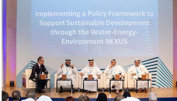 A panel discussion during the conference