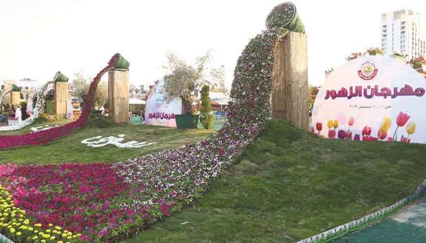 The Second Flowers Festival at Souq Waqif. PICTURES: Jayan Orma