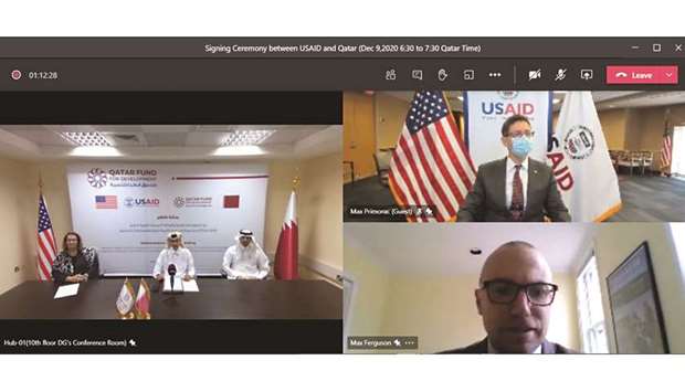 Officials during the ceremony.