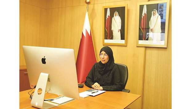 Qatar was represented at the meeting by HE Minister of Public Health Dr. Hanan Mohamed al-Kuwari.