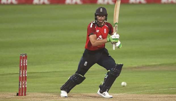 Englandu2019s Dawid Malan in action against South Africa at Newlands stadium in Cape Town yesterday.
