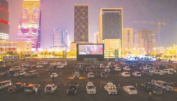 Drive-In Cinema experience in Lusail to extend its public screenings until April 2021.
