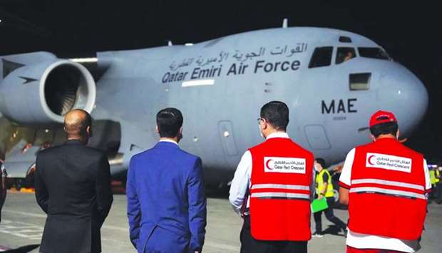 Qatar Amiri Air Force aircraft arrives in Manila