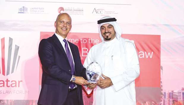 The legal affairs department previously won the Best Legal Affairs Department Award in 2018