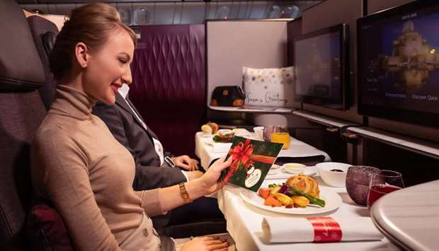 Qatar Airways introduces festive touches to surprise and delight passengers this holiday seasonrnrn