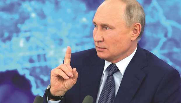 (File photo) Russian President Vladimir Putin
