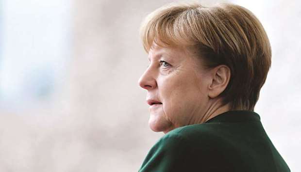 UNDER PRESSURE: Angela Merkel.