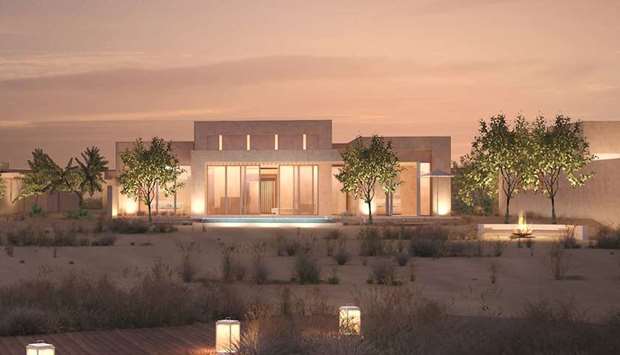 A Royal Villa at Zulal Wellness Resort.