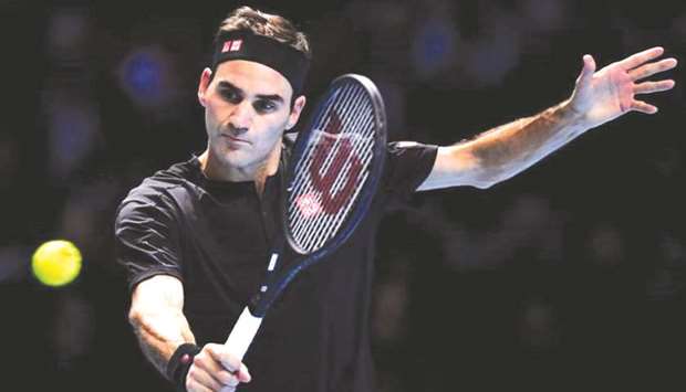 Race against time...Roger Federer is training hard to get fit for the Australian Open after undergoing knee surgery.