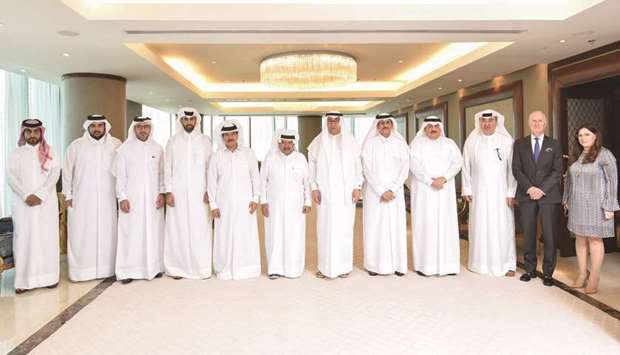 The founding members of the newly-established Qatar Hotels Association during its inaugural meeting held recently at the QBA headquarters.