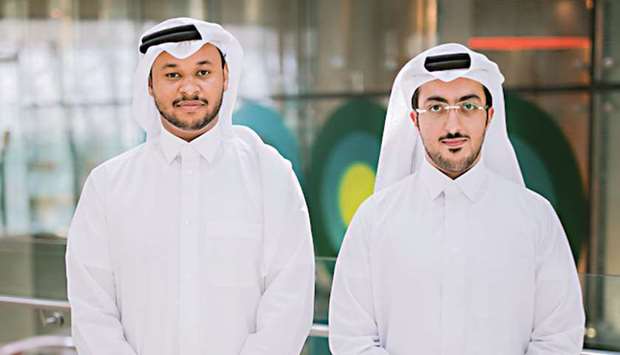 Karty founder Mohamed Suleiman and co-founder Abdulaziz al-Marri.rnrn