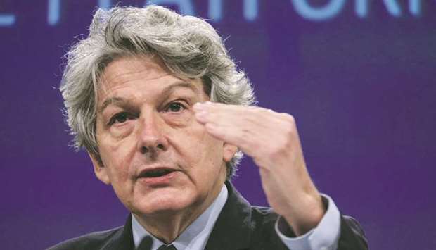 Franceu2019s EU commissioner Thierry Breton speaks in Brussels. u201cItu2019s a tragedy whatu2019s happening in Britain, and this Brexit is a tragedy,u201d Breton told BFM Business, when asked about the new virus outbreak. If Britain u201chad chosen to remain in the European Union today we could have helped them,u201d Breton argued.