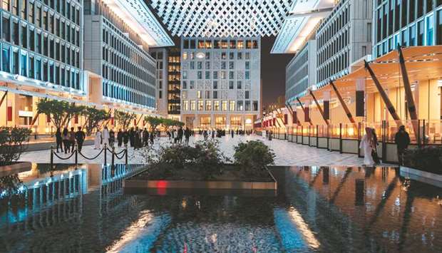 Barahat Msheireb is the largest open-air covered square in the Middle East featuring the largest retractable roof in the region.