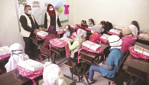QC's ALP project is expected to benefit some 1,200 students in Azaz and Al-Bab.rnrn