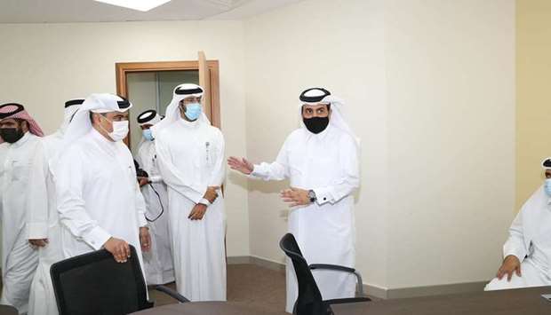 Dignitaries at the Commerce and Consumer Affairs Prosecution office at the Public Prosecution headquarters.