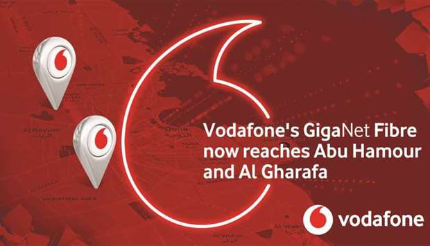 Vodafone superfast fibre network expands in Abu Hamour, Gharafarnrn