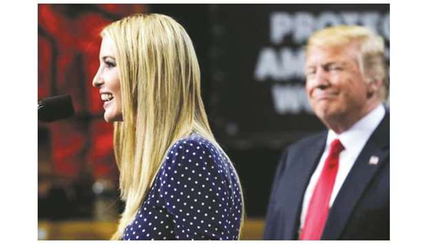 NEXT IN LINE?:  Speculation is rife that Ivanka may very well be the next Trump to attempt the big ticket in four years.