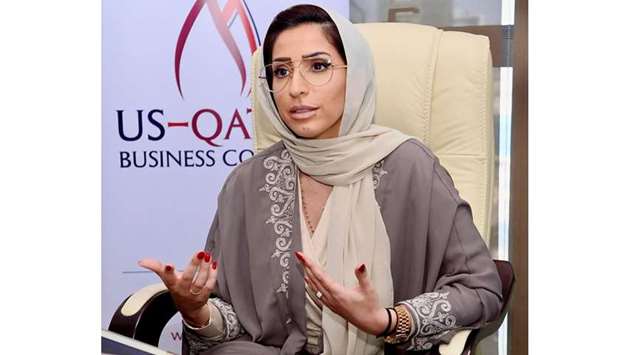 USQBC managing director Sheikha Mayes bint Hamad bin Mohamed bin Jabr al-Thani. PICTURE: Shaji Kayamkulam