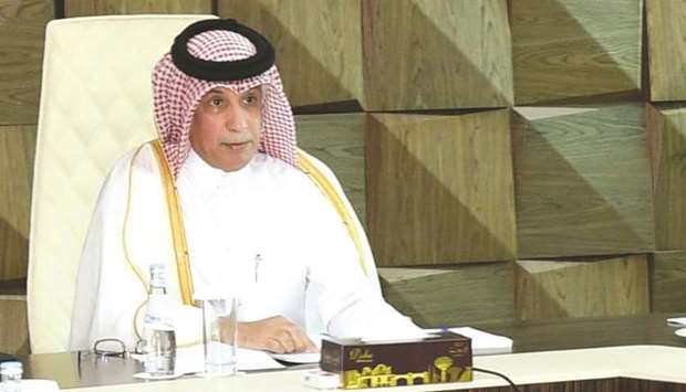 HE the Minister of State for Foreign Affairs Sultan bin Saad al-Muraikhi represented Qatar at the meeting.