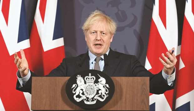 vPrime Minister Johnson: The UK wonu2019t immediately send children up chimneys or pour raw sewage all over its beaches ... weu2019re not going to regress.