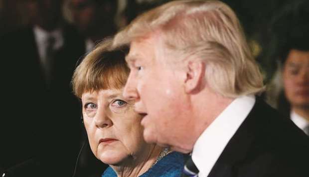 LOOKING PAST TRUMP: German Chancellor Angela Merkel with outgoing US President Donald Trump. The future of transatlanticism will depend in no small measure on what Europe u2013 and particularly Germany u2013 does in the coming years.
