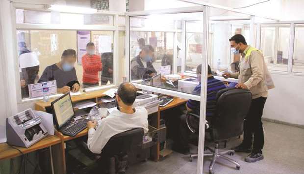 The aid process will take place through post office branches in Gaza.