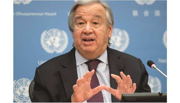 Guterres: When countries go in their own direction, the virus goes in every direction.