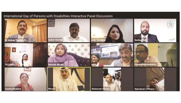 Speaking at the online event, Doha-based Nawaal Akram, disability rights advocate, said; u201ceverything is possible if we work together. For the development of the world we need to integrate disable people. We need to highlight the contribution of people with disabilities.u201d
