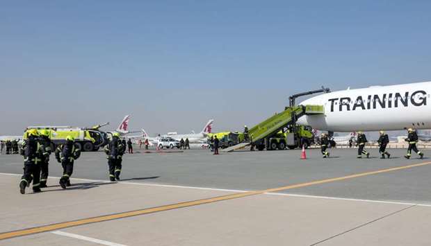 This yearu2019s emergency exercise scenario tested how effectively all airport partners, stakeholders and government agencies respond to a grounded aircraft emergency at Doha International Airport.