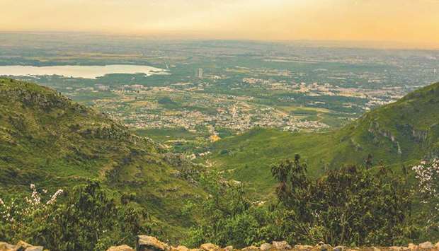 THEME FOR A DREAM: Pir Sohawa is one of the most scenic areas in the capital Islamabad.