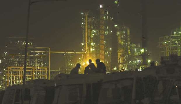 A Bharat Petroleum Corp refinery stands in the Mahul area of Mumbai (file). Indian Oil Minister Dharmendra Pradhan has said the country would like to buy from more producers when asked if he would like to see an easing of White House sanctions on Iran and Venezuela.