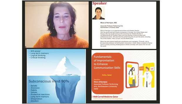 Moos du2019Herripon leading the workshop.